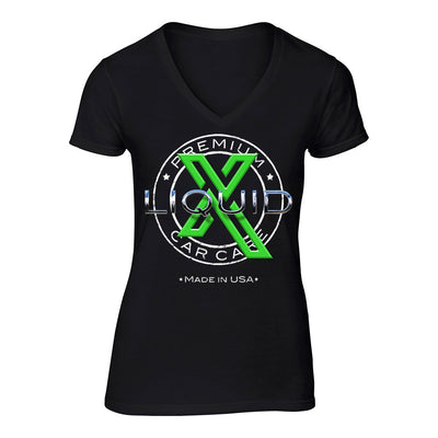 Liquid X Circle Logo Women's T-Shirt - Black