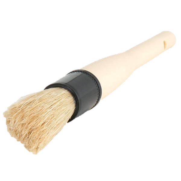  Wheel Woolie Brush Set - 20 Boar's Hair Wheel Brush & Lug Nut  1 Brush : Automotive