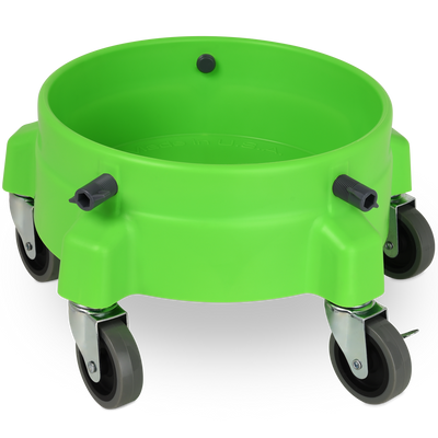 Liquid X Bucket Dolly Lime Green - 3" Casters