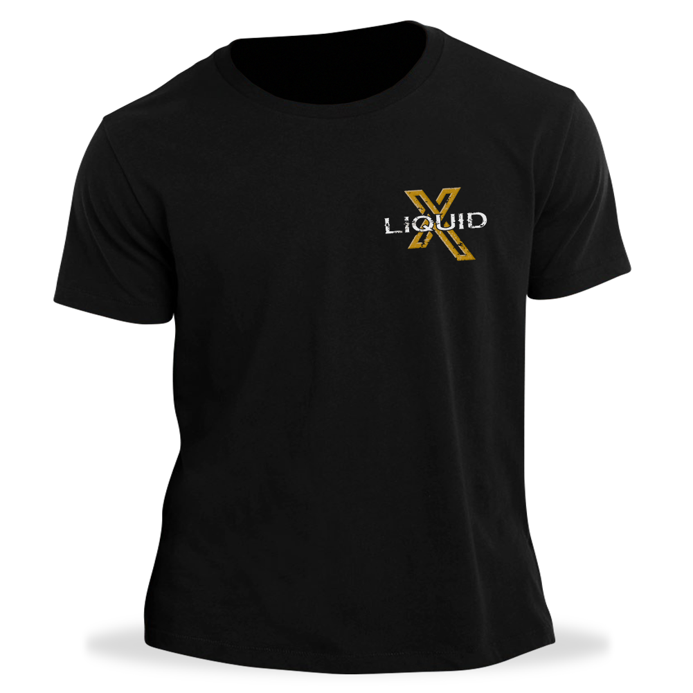 Liquid X Rustic Label Men's T-Shirt - Black - LiquidX Car Care