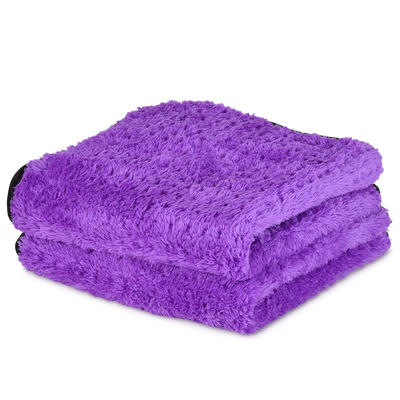 Liquid X Purple Xtreme Plush Waffle Weave Towel - 16" x 16"